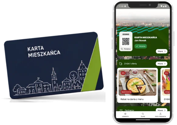 Fizyczna Karta Mieszkańca i aplikacja mobilna