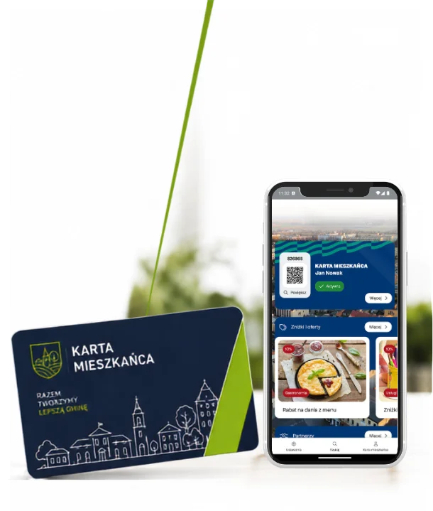 Fizyczna i wirtualna Karta Mieszkańca w aplikacji mobilnej