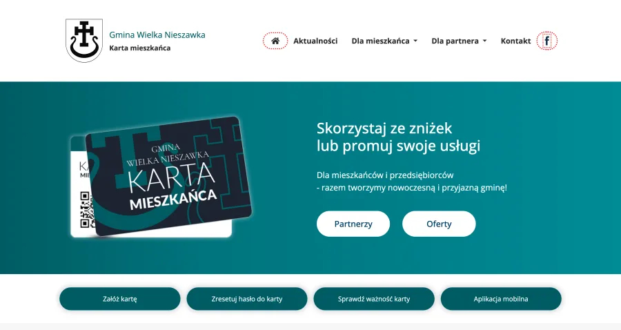 Podgląd portalu: Karta Mieszkańca