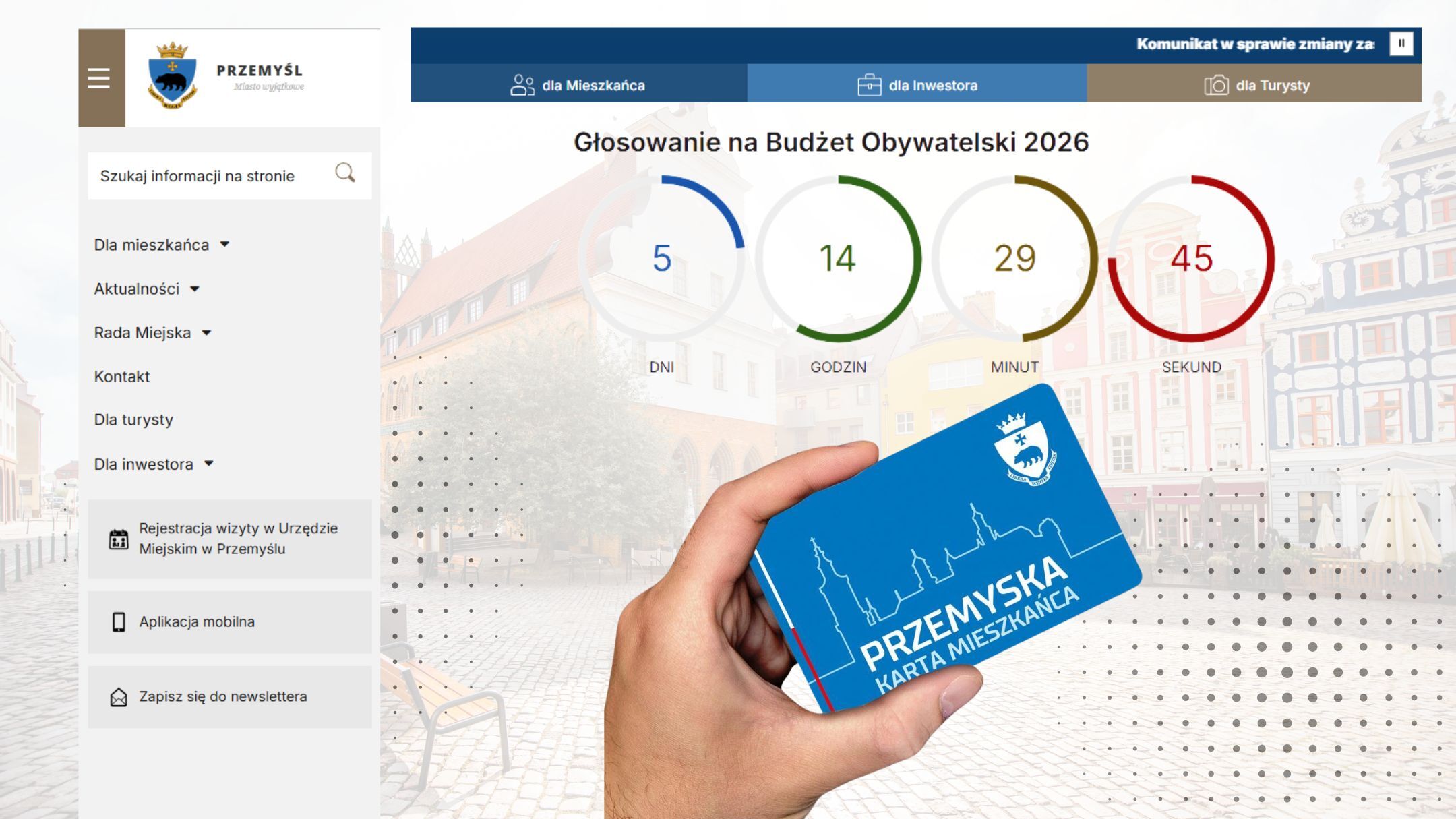Głosowanie na budżet obywatelski 2026 – System karty mieszkańca